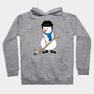 Hockey Snowman Hoodie